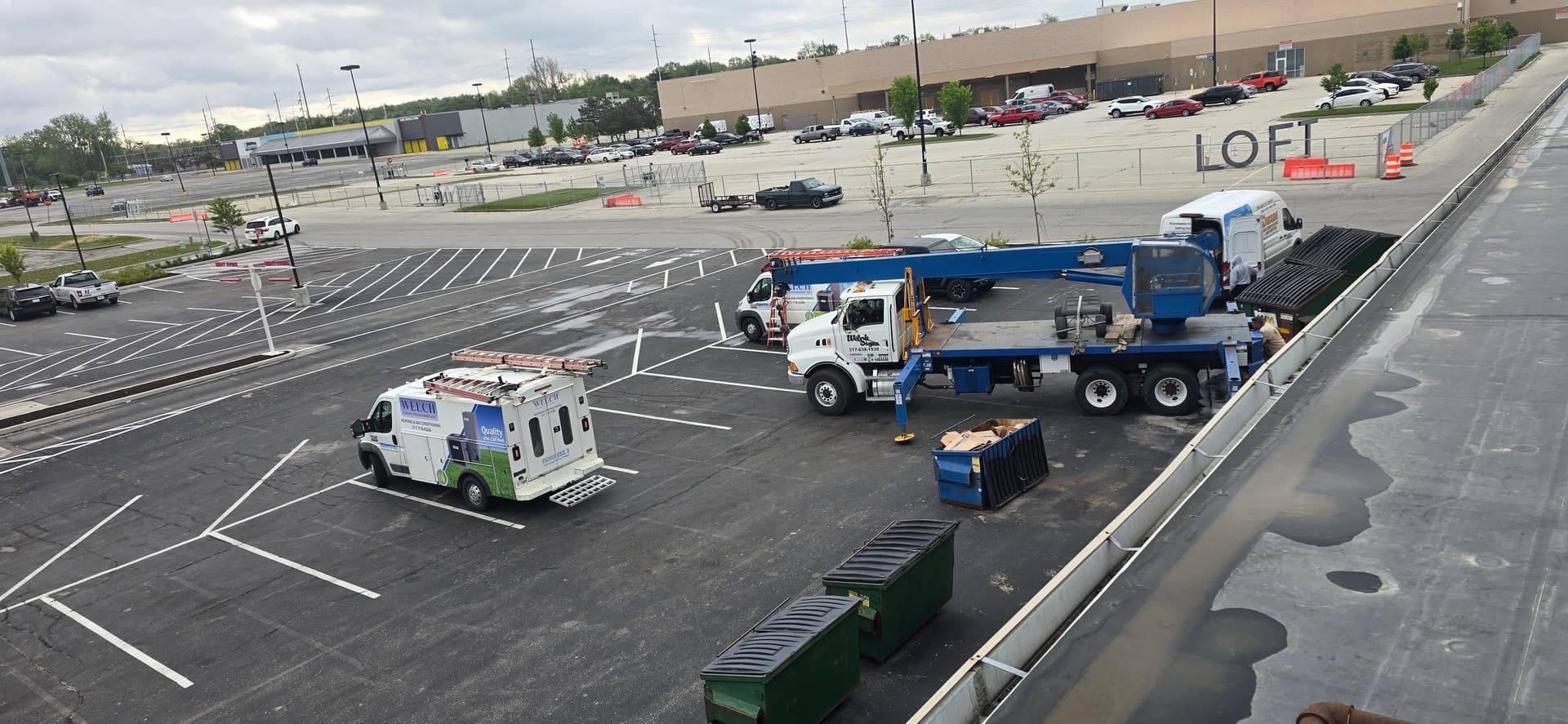 Gallery photos for Rooftop HVAC Unit Replacement Done Right in Cumberland: Image #3