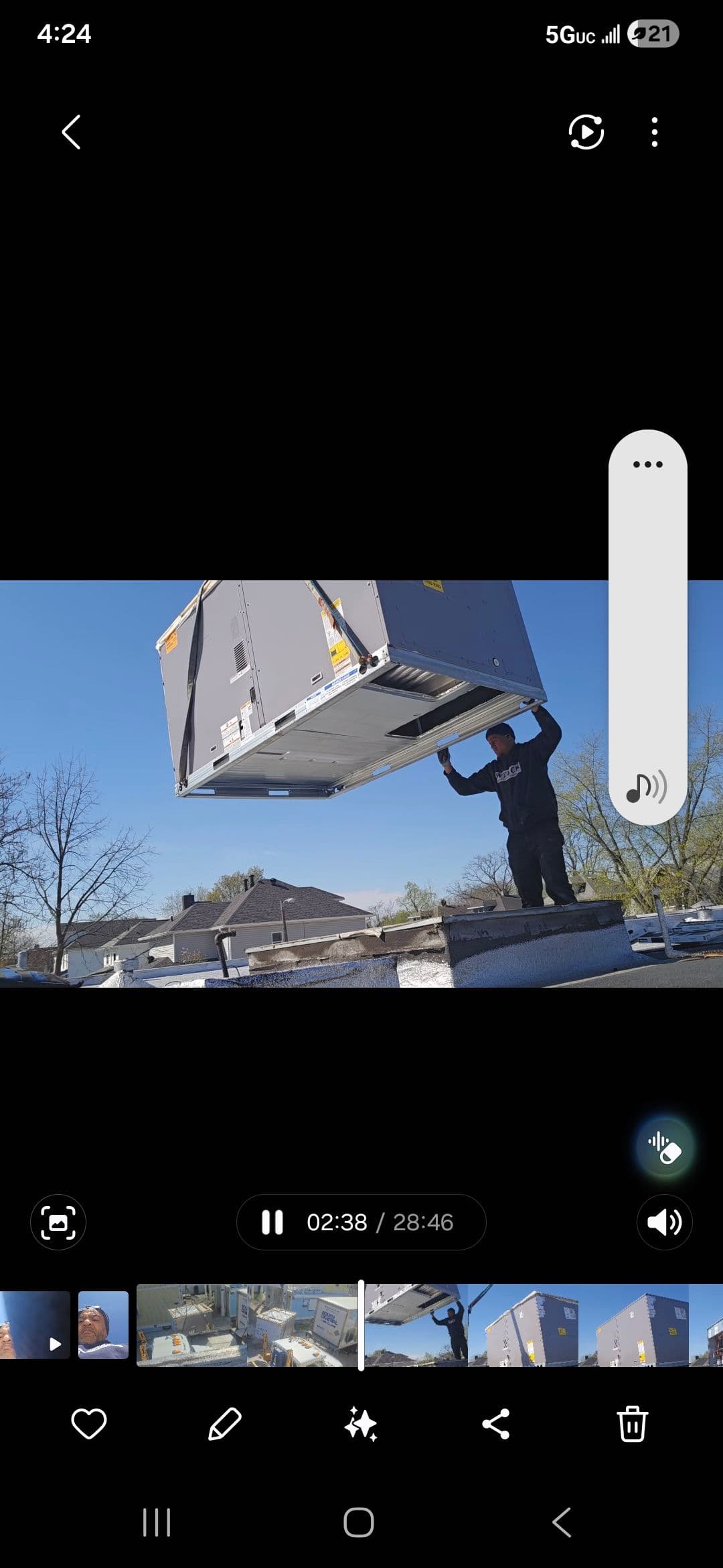 Gallery photos for 10 Ton Rooftop Package Unit Install in Downtown Indianapolis: Image #2