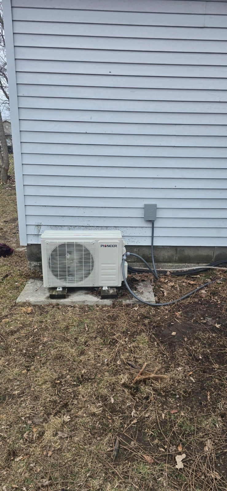 Gallery photos for Garage to Office Conversion with Ductless Mini-Split System in Brightwood: Image #1