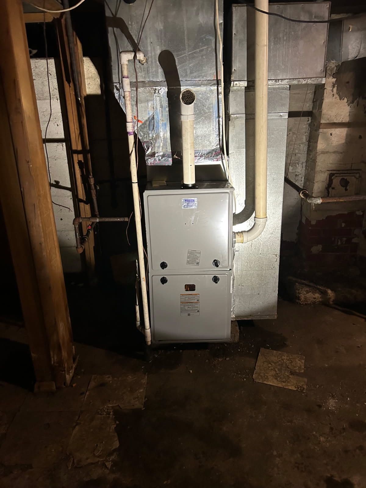 Gallery photos for New 97% Gas Furnace Installation in Haughville: Image #1