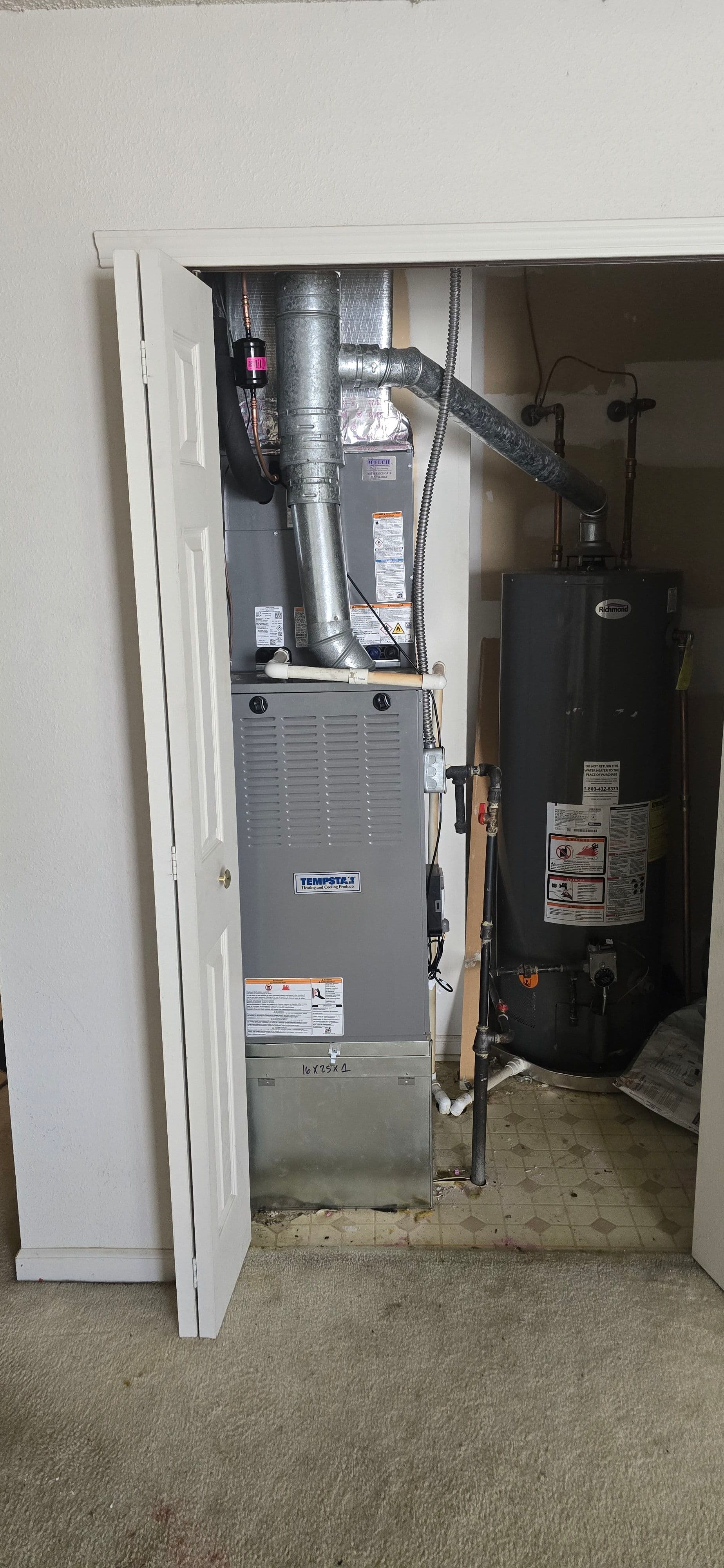 Gallery photos for Matched Furnace and AC System Install in Fishers: Image #1